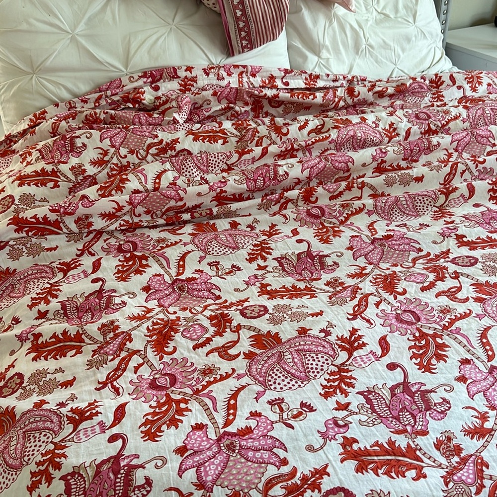 roller rabbit duvet cover - amanda print